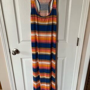 Mossimo Supply Co. Striped Maxi Dress - Multicolor